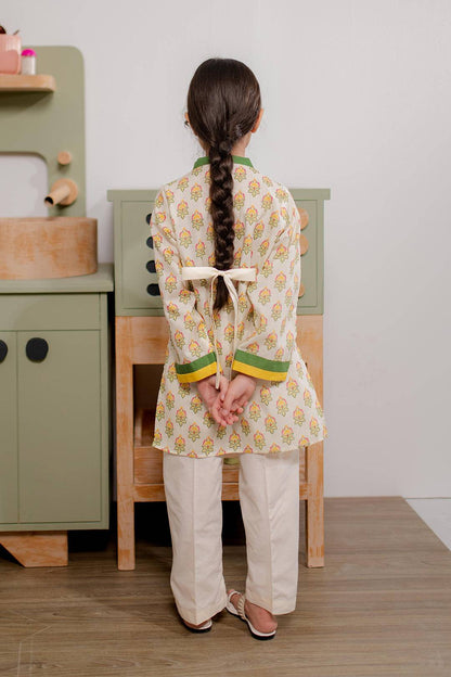 Zellbury Girls | 1 Piece Cambric | Kurta - 1650 by Maria Faisal - Registered Vendor of : Zellbury Girls - type : Kids Clothes - 100% original wedding dresses