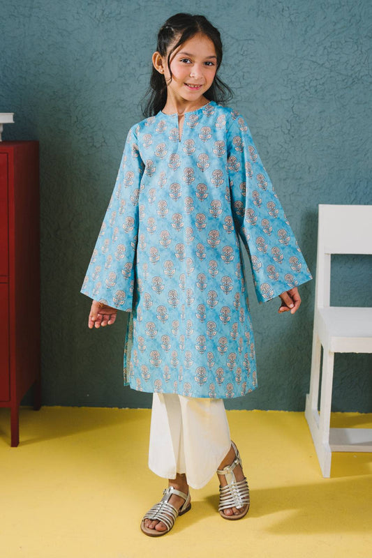 Zellbury Girls | 1 Piece Cambric | Kurta - 1651 by Maria Faisal - Registered Vendor of : Zellbury Girls - type : Kids Clothes - 100% original wedding dresses