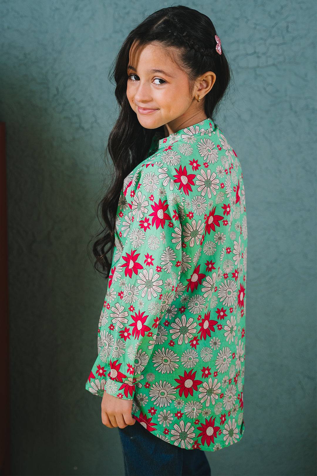 Zellbury Girls | 1 Piece Cambric | Kurta - 1653 by Maria Faisal - Registered Vendor of : Zellbury Girls - type : Kids Clothes - 100% original wedding dresses