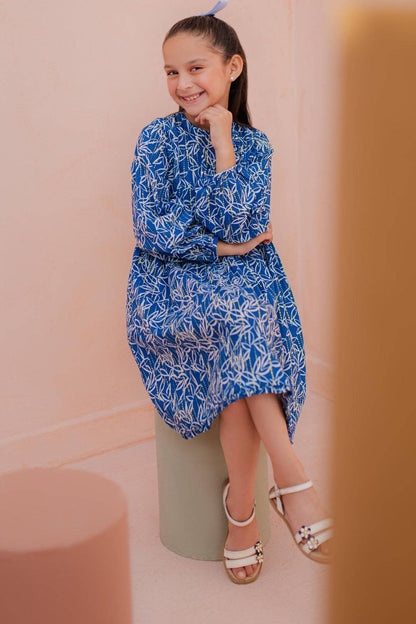 Zellbury Girls | 1 Piece Cambric | Kurta - 1655 by Maria Faisal - Registered Vendor of : Zellbury Girls - type : Kids Clothes - 100% original wedding dresses