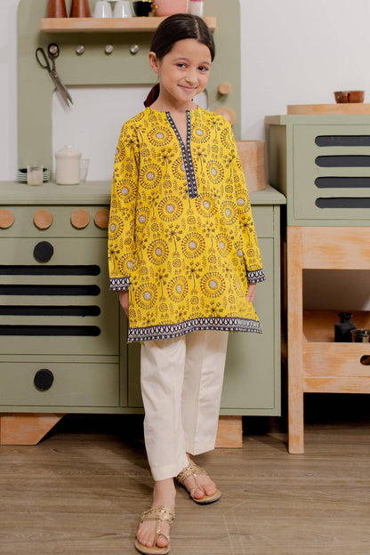 Zellbury Girls | 1 Piece Cambric | Kurta - 1685 by Maria Faisal - Registered Vendor of : Zellbury Girls - type : Kids Clothes - 100% original wedding dresses