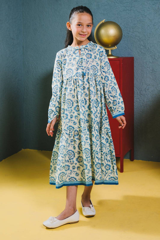 Zellbury Girls | 1 Piece Cambric | Kurta - 1687 by Maria Faisal - Registered Vendor of : Zellbury Girls - type : Kids Clothes - 100% original wedding dresses