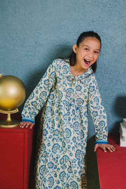 Zellbury Girls | 1 Piece Cambric | Kurta - 1687 by Maria Faisal - Registered Vendor of : Zellbury Girls - type : Kids Clothes - 100% original wedding dresses