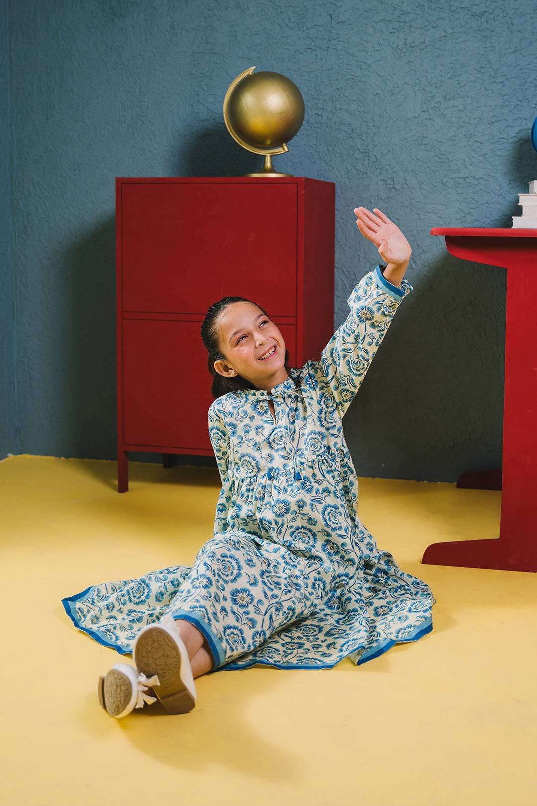 Zellbury Girls | 1 Piece Cambric | Kurta - 1687 by Maria Faisal - Registered Vendor of : Zellbury Girls - type : Kids Clothes - 100% original wedding dresses