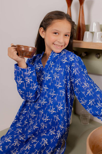 Zellbury Girls | 1 Piece Khaddar | Kurta - 1692 by Maria Faisal - Registered Vendor of : Zellbury Girls - type : Kids Clothes - 100% original wedding dresses