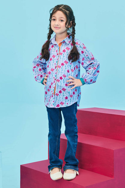 Zellbury Girls | 1 Piece Khaddar | Kurta - 1694 by Maria Faisal - Registered Vendor of : Zellbury Girls - type : Kids Clothes - 100% original wedding dresses