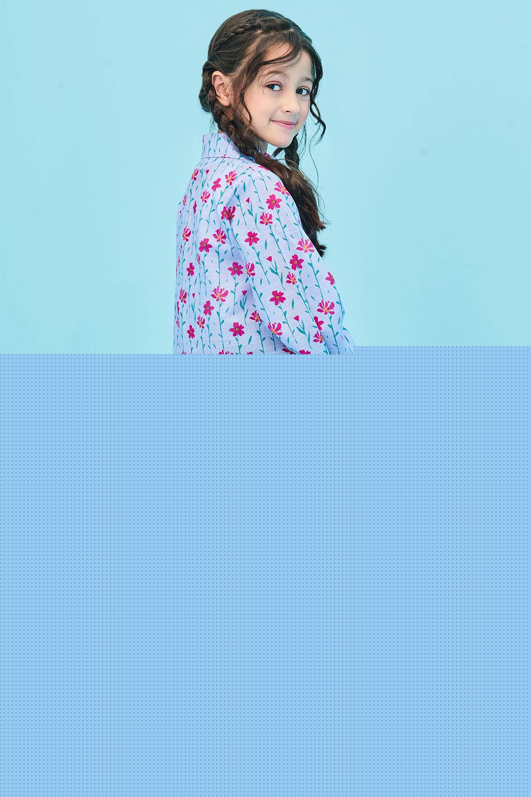 Zellbury Girls | 1 Piece Khaddar | Kurta - 1694 by Maria Faisal - Registered Vendor of : Zellbury Girls - type : Kids Clothes - 100% original wedding dresses