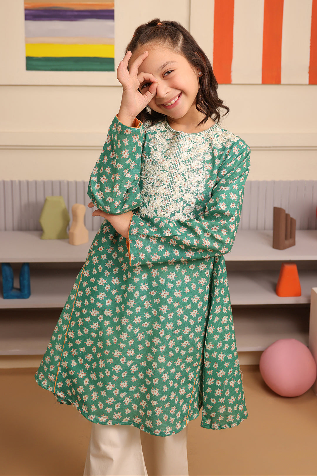 Zellbury Girls | 1 Piece Viscose | Embroidered Kurta - 1701