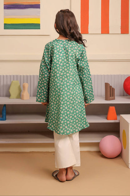 Zellbury Girls | 1 Piece Viscose | Embroidered Kurta - 1701 by Maria Faisal - Registered Vendor of : Zellbury Girls - type : Kids Clothes - 100% original wedding dresses