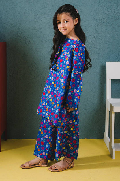 Zellbury Girls | 2 Piece Cambric | Kurta Trouser - 2660 by Maria Faisal - Registered Vendor of : Zellbury Girls - type : Kids Clothes - 100% original wedding dresses