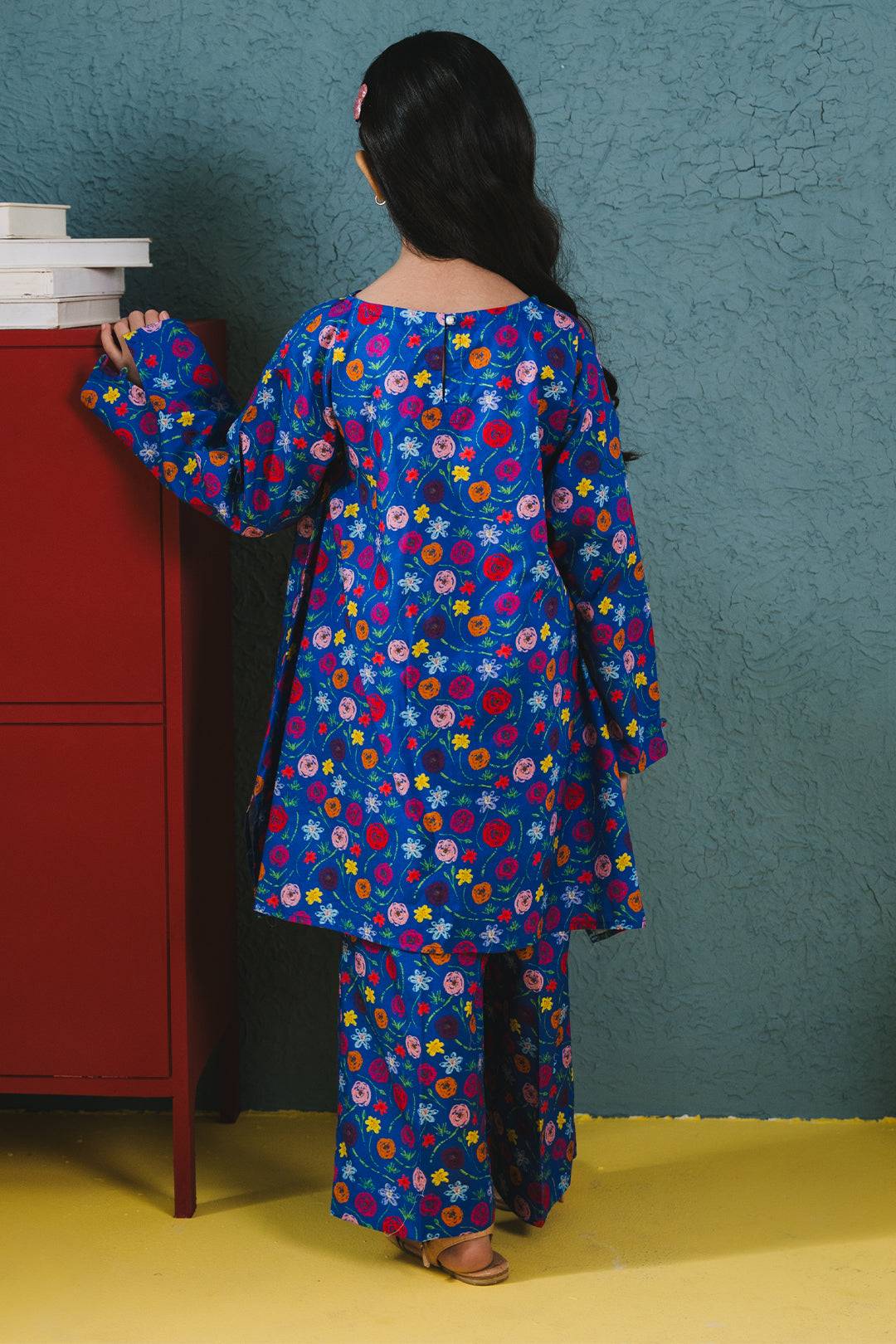 Zellbury Girls | 2 Piece Cambric | Kurta Trouser - 2660 by Maria Faisal - Registered Vendor of : Zellbury Girls - type : Kids Clothes - 100% original wedding dresses