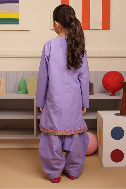Zellbury Girls | 2 Piece Lawn | Embroidered Kurta Trouser - 2662 by Maria Faisal - Registered Vendor of : Zellbury Girls - type : Kids Clothes - 100% original wedding dresses