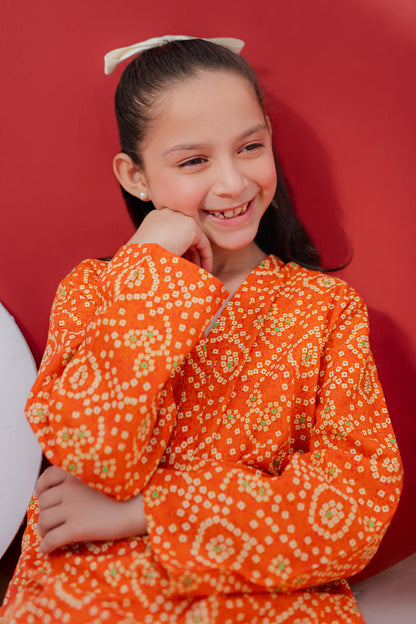 Zellbury Girls | 1 Piece Cambric | Kurta - 2665 by Maria Faisal - Registered Vendor of : Zellbury Girls - type : Kids Clothes - 100% original wedding dresses