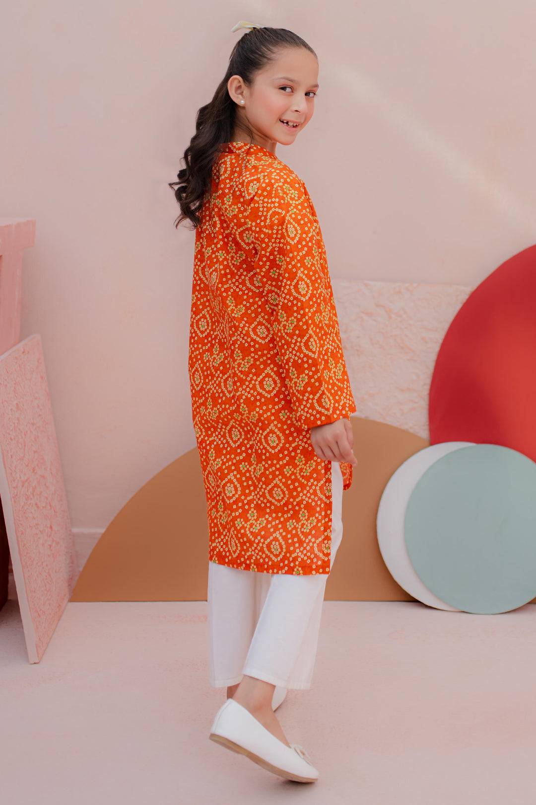 Zellbury Girls | 1 Piece Cambric | Kurta - 2665 by Maria Faisal - Registered Vendor of : Zellbury Girls - type : Kids Clothes - 100% original wedding dresses