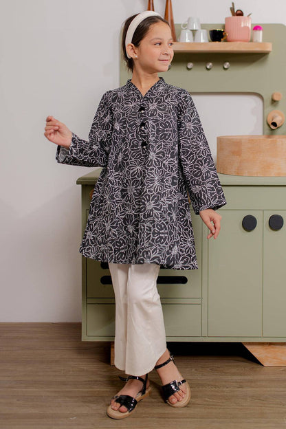 Zellbury Girls | 1 Piece Cambric | Kurta - 2666 by Maria Faisal - Registered Vendor of : Zellbury Girls - type : Kids Clothes - 100% original wedding dresses