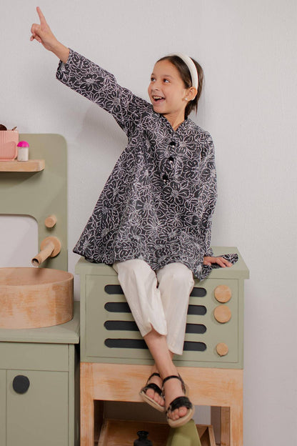 Zellbury Girls | 1 Piece Cambric | Kurta - 2666 by Maria Faisal - Registered Vendor of : Zellbury Girls - type : Kids Clothes - 100% original wedding dresses