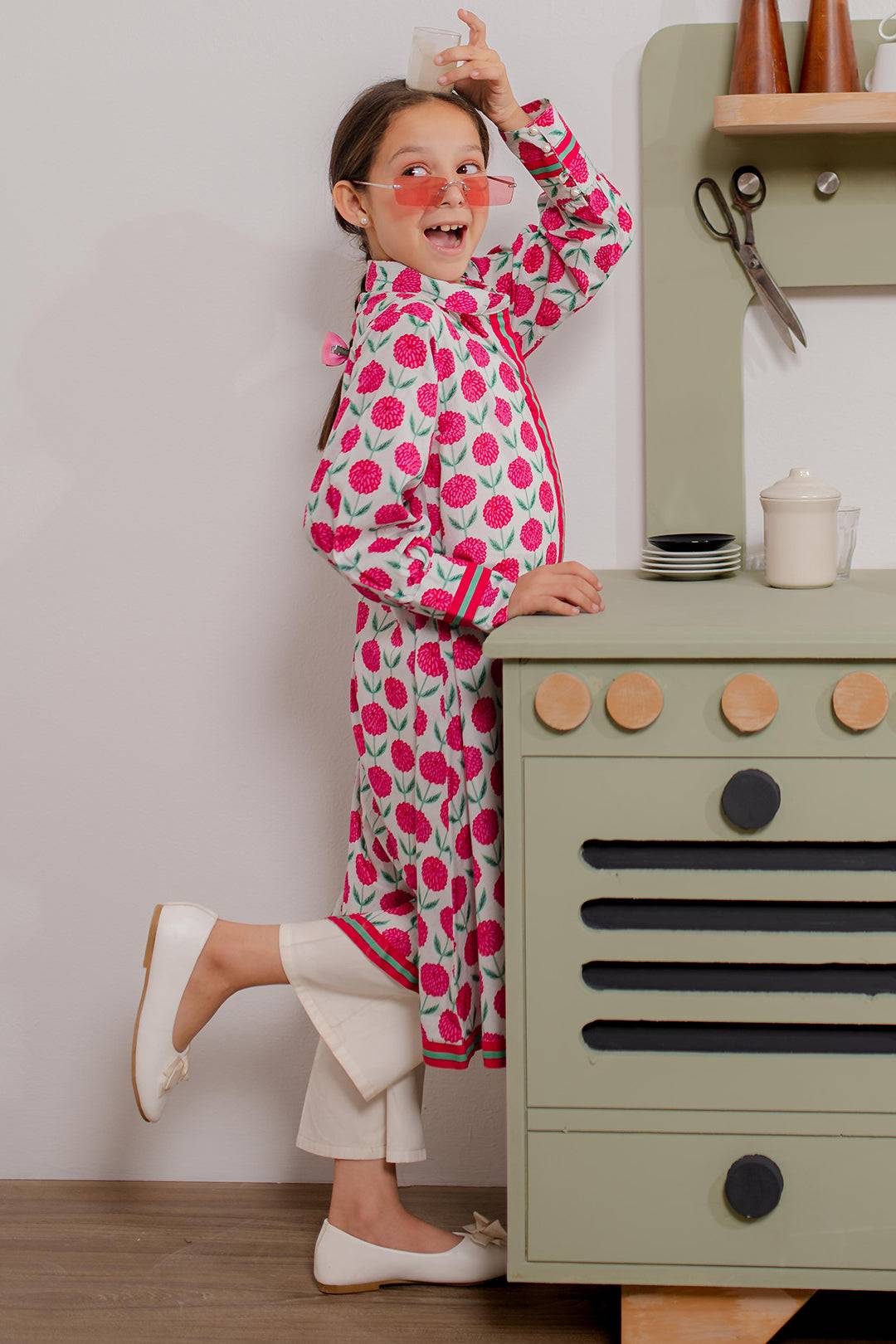 Zellbury Girls | 1 Piece Cambric | Kurta - 2667 by Maria Faisal - Registered Vendor of : Zellbury Girls - type : Kids Clothes - 100% original wedding dresses