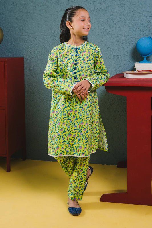 Zellbury Girls | 2 Piece Cambric | Kurta Trouser - 2679 by Maria Faisal - Registered Vendor of : Zellbury Girls - type : Kids Clothes - 100% original wedding dresses