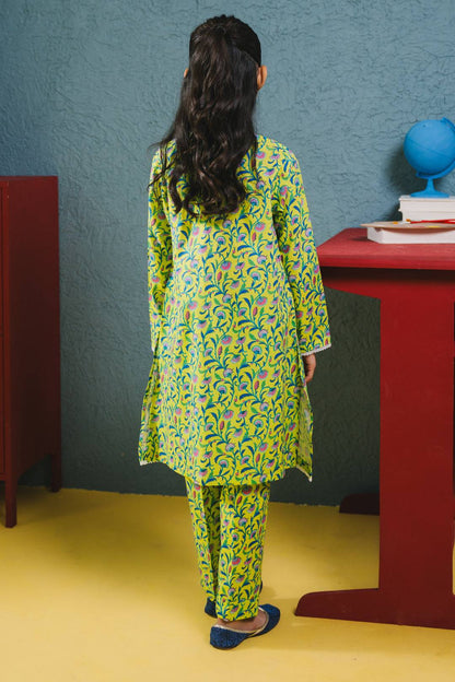 Zellbury Girls | 2 Piece Cambric | Kurta Trouser - 2679 by Maria Faisal - Registered Vendor of : Zellbury Girls - type : Kids Clothes - 100% original wedding dresses