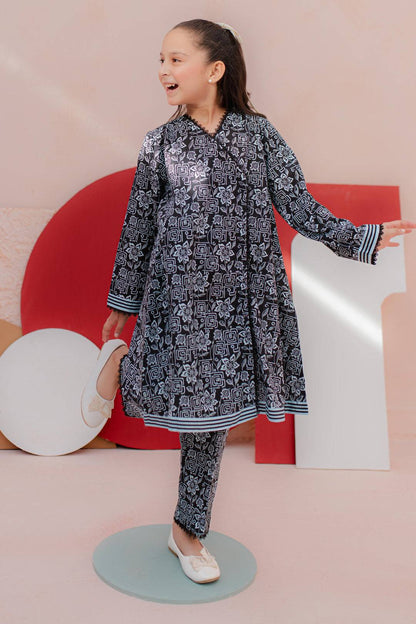 Zellbury Girls | 2 Piece Cambric | Kurta Trouser - 2680 by Maria Faisal - Registered Vendor of : Zellbury Girls - type : Kids Clothes - 100% original wedding dresses