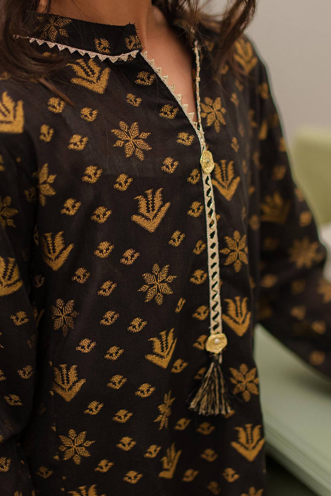 Zellbury Girls | 2 Piece Jacquard | Kurta Trouser - 2697 by Maria Faisal - Registered Vendor of : Zellbury Girls - type : Kids Clothes - 100% original wedding dresses