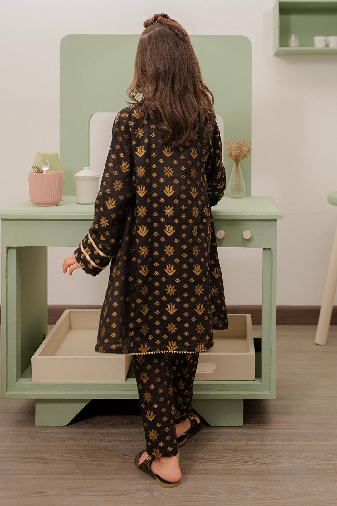 Zellbury Girls | 2 Piece Jacquard | Kurta Trouser - 2697 by Maria Faisal - Registered Vendor of : Zellbury Girls - type : Kids Clothes - 100% original wedding dresses