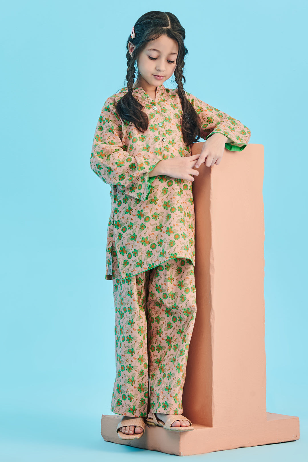 Zellbury Girls | 2 Piece Viscose | Kurta Trouser - 2702