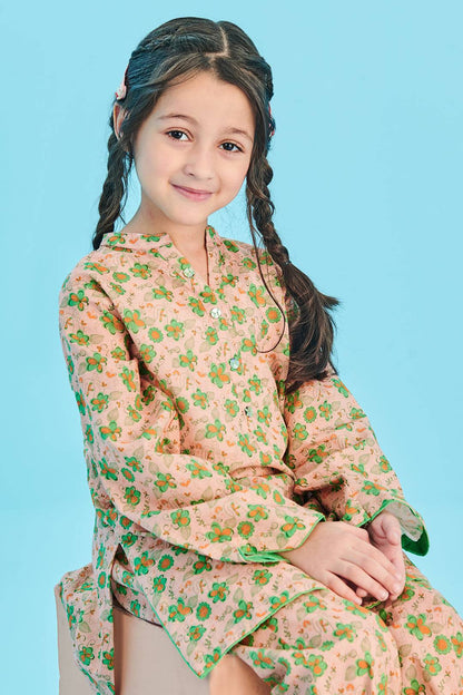 Zellbury Girls | 2 Piece Viscose | Kurta Trouser - 2702 by Maria Faisal - Registered Vendor of : Zellbury Girls - type : Kids Clothes - 100% original wedding dresses
