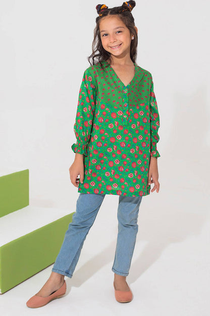 Zellbury Girls | 1 Piece Lawn | Kurta - 1015 by Maria Faisal - Registered Vendor of : Zellbury Girls - type : Kids Clothes - 100% original wedding dresses