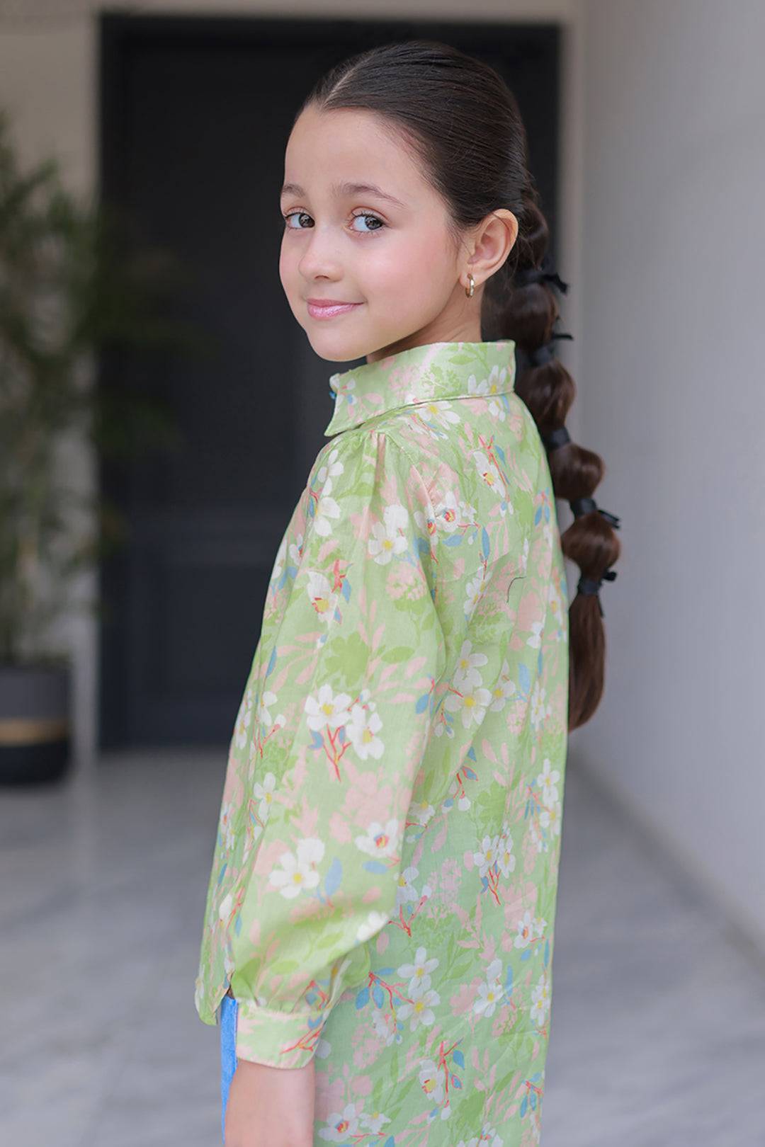 Zellbury Girls | 1 Piece Lawn | Kurta - 1310 by Maria Faisal - Registered Vendor of : Zellbury Girls - type : Kids Clothes - 100% original wedding dresses