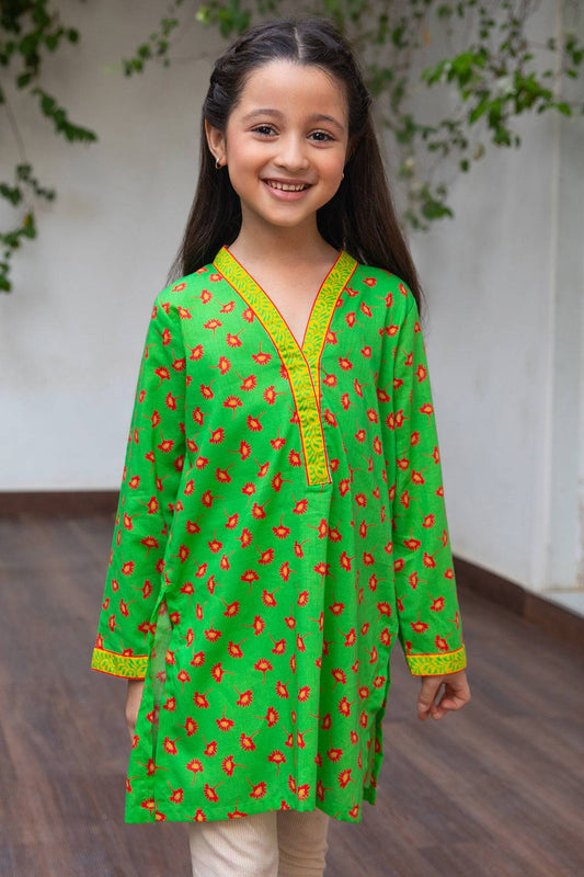 Zellbury Girls | 1 Piece Lawn | Kurta - 1336 by Maria Faisal - Registered Vendor of : Zellbury Girls - type : Kids Clothes - 100% original wedding dresses