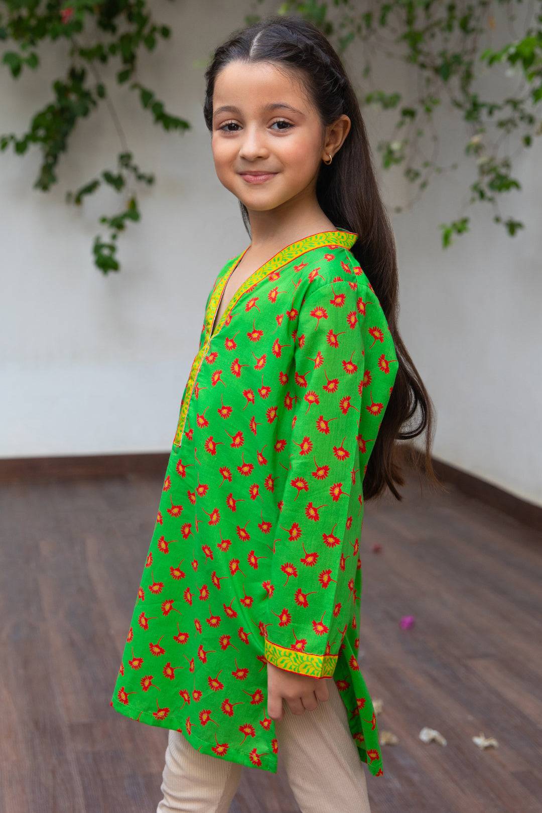 Zellbury Girls | 1 Piece Lawn | Kurta - 1336 by Maria Faisal - Registered Vendor of : Zellbury Girls - type : Kids Clothes - 100% original wedding dresses