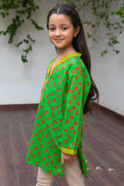Zellbury Girls | 1 Piece Lawn | Kurta - 1336 by Maria Faisal - Registered Vendor of : Zellbury Girls - type : Kids Clothes - 100% original wedding dresses