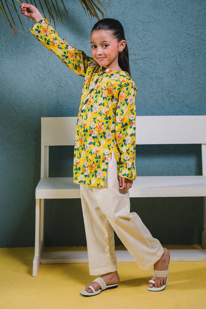 Zellbury Girls | 1 Piece Lawn | Kurta - 1384 by Maria Faisal - Registered Vendor of : Zellbury Girls - type : Kids Clothes - 100% original wedding dresses
