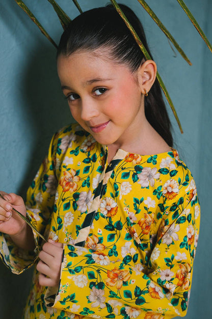 Zellbury Girls | 1 Piece Lawn | Kurta - 1384 by Maria Faisal - Registered Vendor of : Zellbury Girls - type : Kids Clothes - 100% original wedding dresses