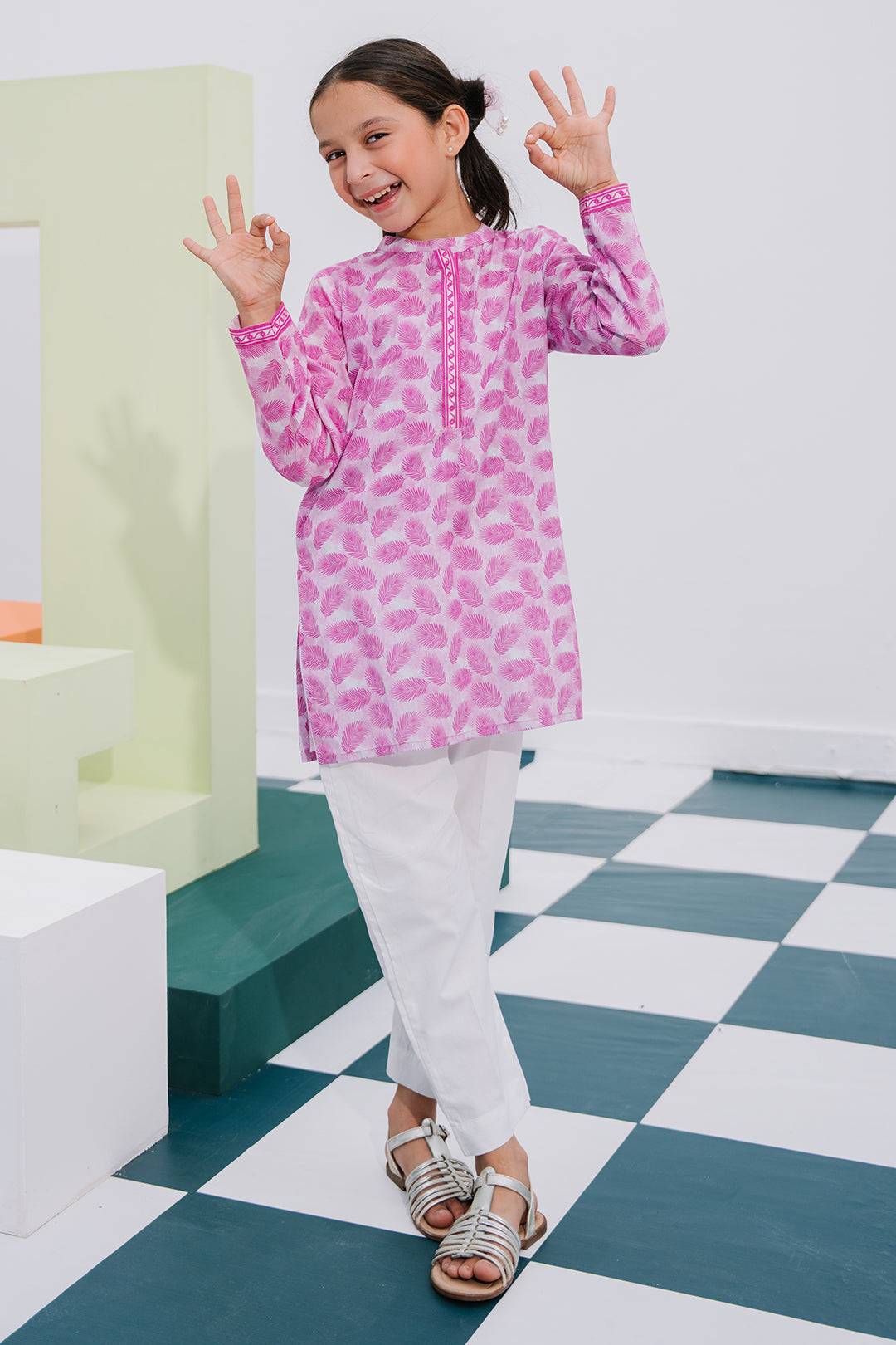 Zellbury Girls | 1 Piece Lawn | Kurta - 1388 by Maria Faisal - Registered Vendor of : Zellbury Girls - type : Kids Clothes - 100% original wedding dresses