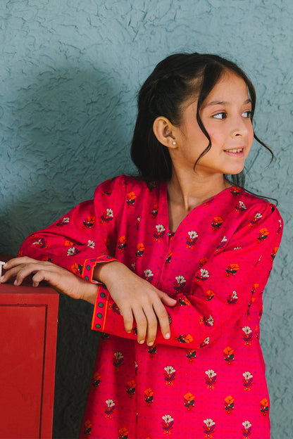 Zellbury Girls | 1 Piece Lawn | Kurta - 1389 by Maria Faisal - Registered Vendor of : Zellbury Girls - type : Kids Clothes - 100% original wedding dresses