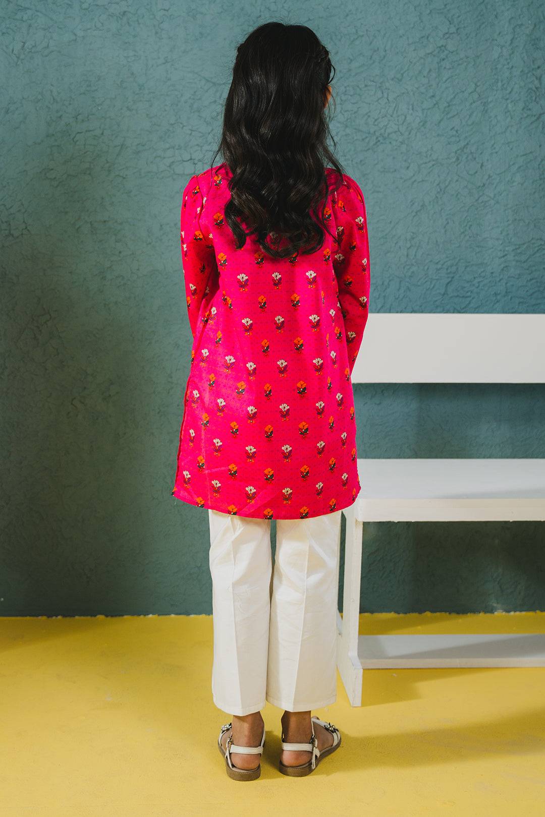 Zellbury Girls | 1 Piece Lawn | Kurta - 1389 by Maria Faisal - Registered Vendor of : Zellbury Girls - type : Kids Clothes - 100% original wedding dresses