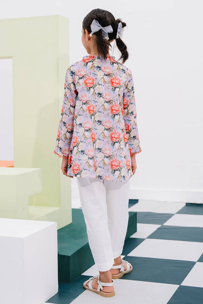 Zellbury Girls | 1 Piece Lawn | Kurta - 1390 by Maria Faisal - Registered Vendor of : Zellbury Girls - type : Kids Clothes - 100% original wedding dresses