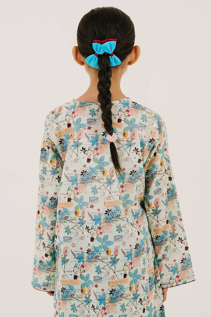 Zellbury Girls | 1 Piece Lawn | Kurta - 1436 by Maria Faisal - Registered Vendor of : Zellbury Girls - type : Kids Clothes - 100% original wedding dresses