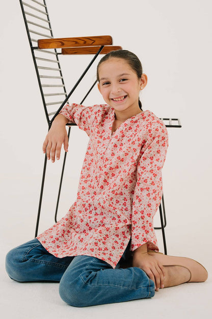 Zellbury Girls | 1 Piece Lawn | Kurta - 1439 by Maria Faisal - Registered Vendor of : Zellbury Girls - type : Kids Clothes - 100% original wedding dresses