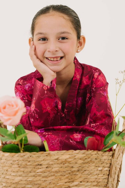 Zellbury Girls | 1 Piece Lawn | Kurta - 1440 by Maria Faisal - Registered Vendor of : Zellbury Girls - type : Kids Clothes - 100% original wedding dresses