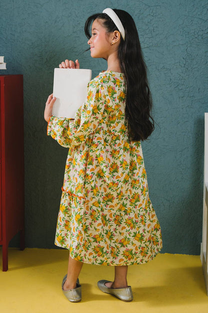 Zellbury Girls | 1 Piece Lawn | Kurta - 1447 by Maria Faisal - Registered Vendor of : Zellbury Girls - type : Kids Clothes - 100% original wedding dresses