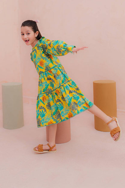 Zellbury Girls | 1 Piece Lawn | Kurta - 1450 by Maria Faisal - Registered Vendor of : Zellbury Girls - type : Kids Clothes - 100% original wedding dresses