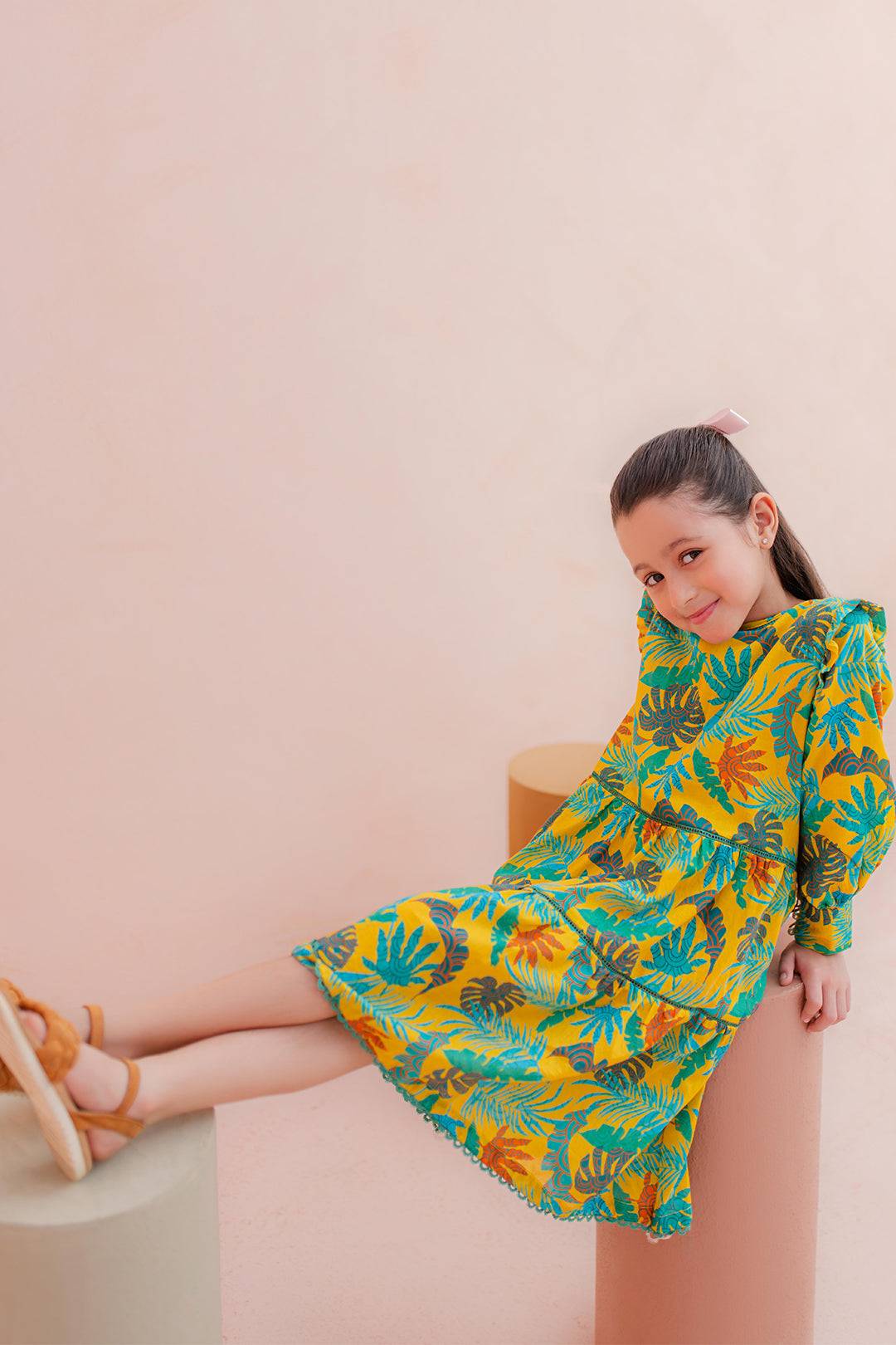 Zellbury Girls | 1 Piece Lawn | Kurta - 1450 by Maria Faisal - Registered Vendor of : Zellbury Girls - type : Kids Clothes - 100% original wedding dresses