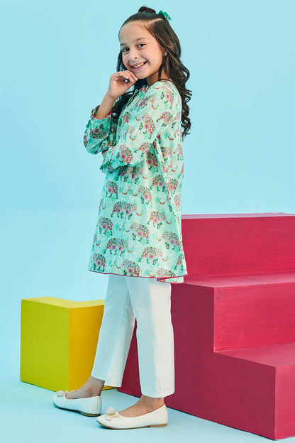 Zellbury Girls | 1 Piece Lawn | Kurta - 1451 by Maria Faisal - Registered Vendor of : Zellbury Girls - type : Kids Clothes - 100% original wedding dresses