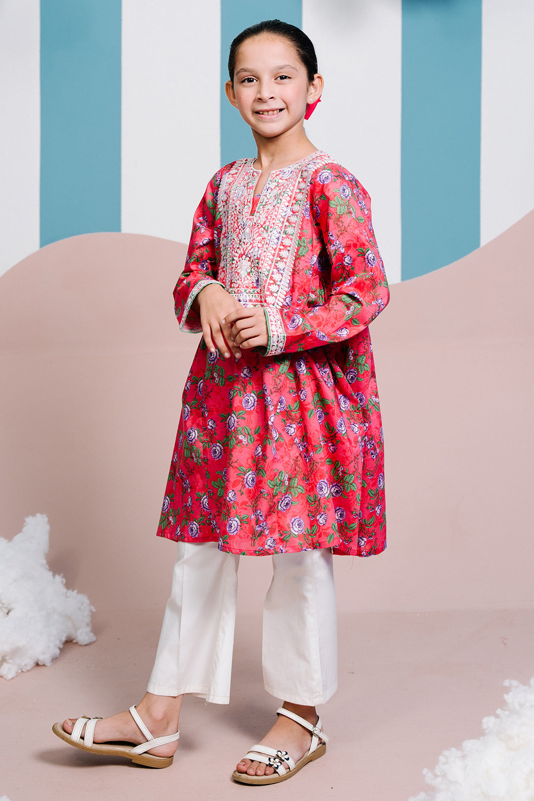 Zellbury Girls | 1 Piece Lawn | Embroidered Kurta - 1453