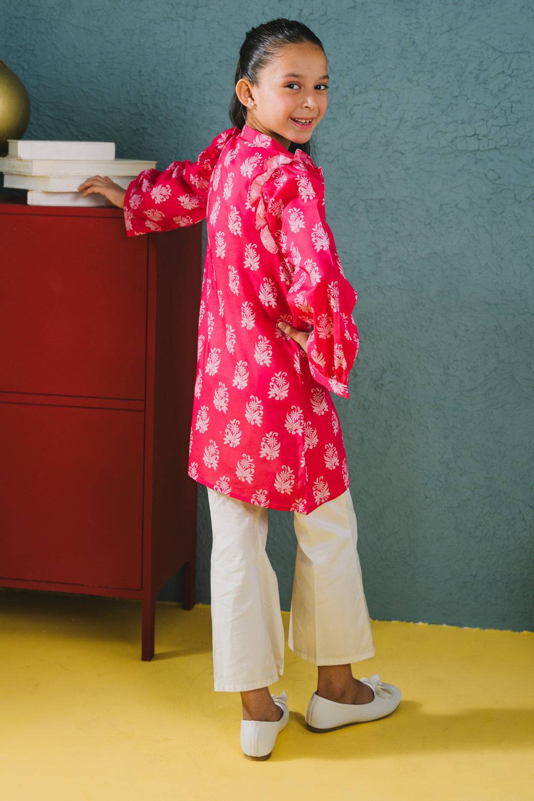 Zellbury Girls | 1 Piece Lawn | Kurta - 1621 by Maria Faisal - Registered Vendor of : Zellbury Girls - type : Kids Clothes - 100% original wedding dresses