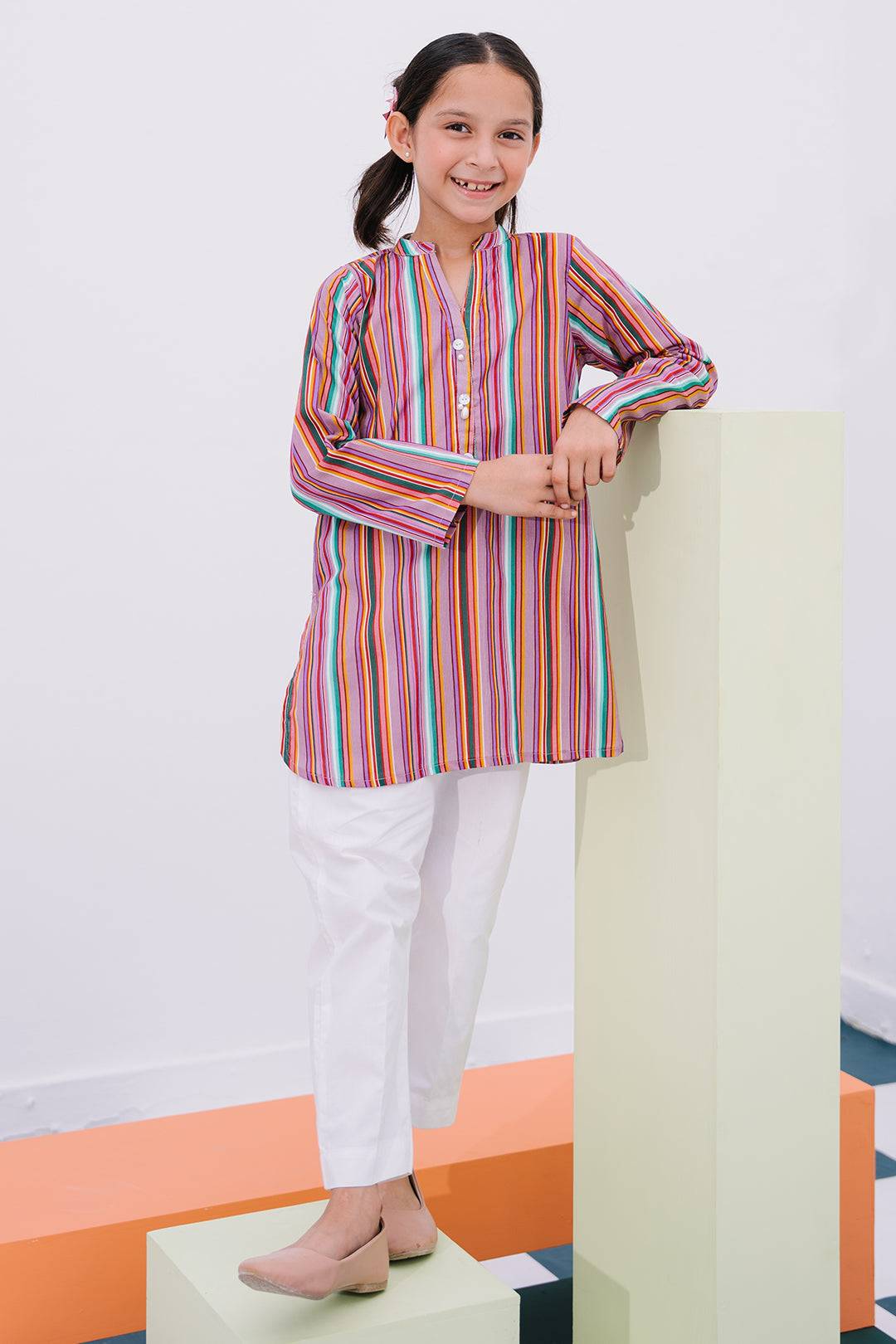 Zellbury Girls | 1 Piece Lawn | Kurta - 1623 by Maria Faisal - Registered Vendor of : Zellbury Girls - type : Kids Clothes - 100% original wedding dresses