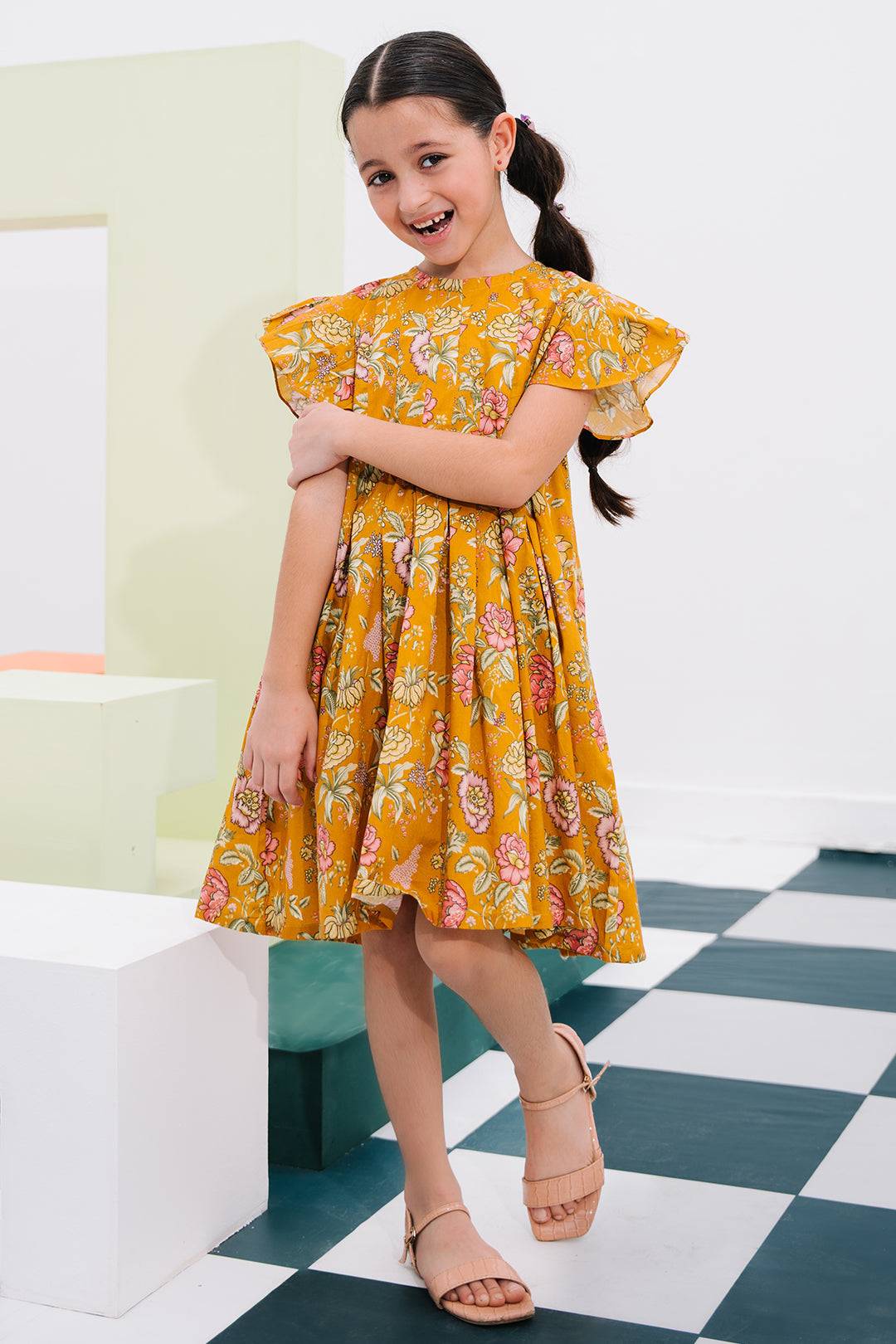 Zellbury Girls | 1 Piece Lawn | Kurta - 1625 by Maria Faisal - Registered Vendor of : Zellbury Girls - type : Kids Clothes - 100% original wedding dresses